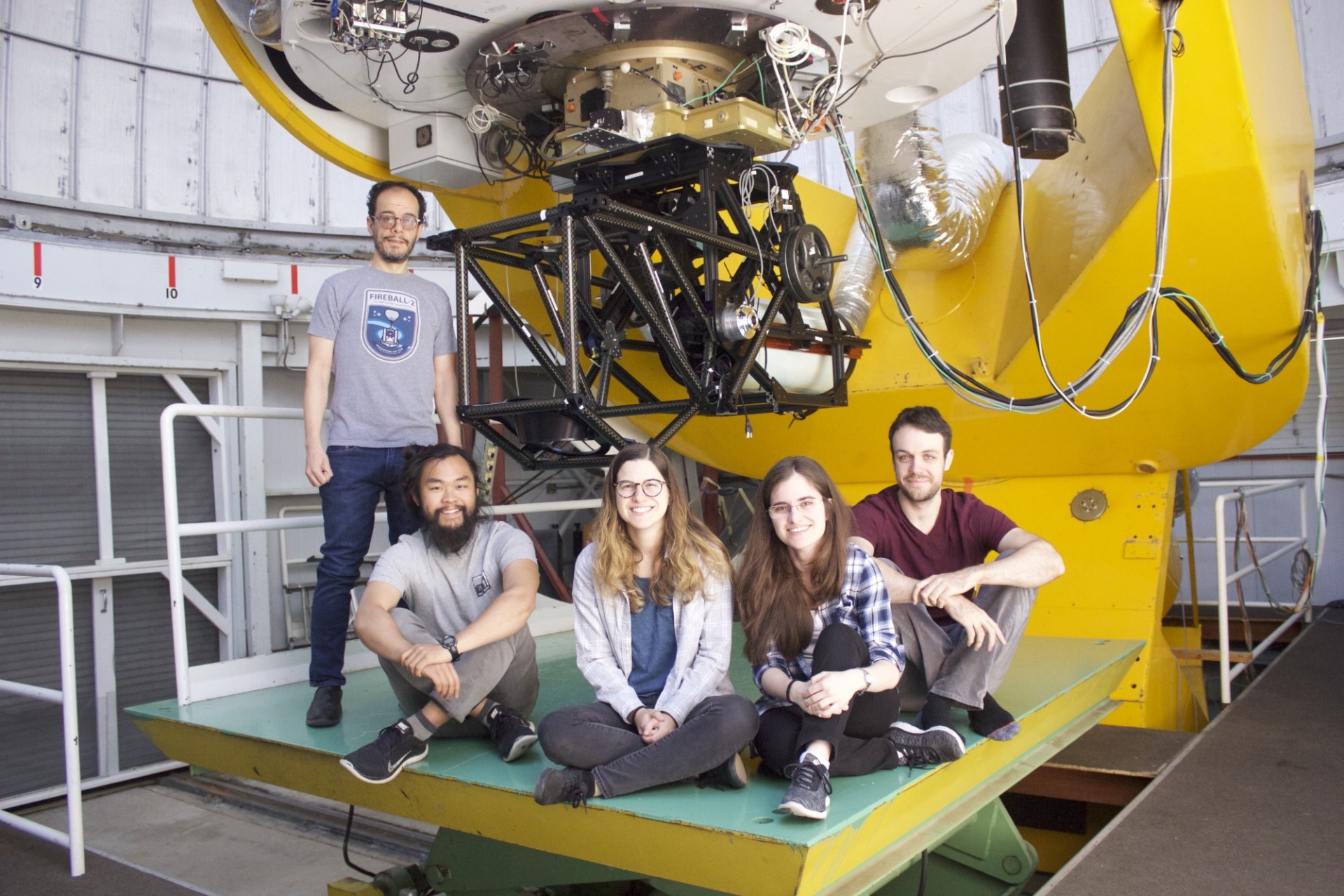 CHaS team in front of our instrument at the MDM Observatory.